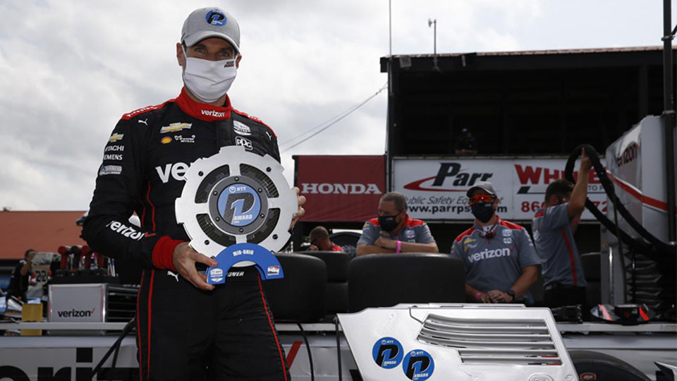 Will Power wins the pole for race 1 at the Honda Indy 200 at Mid-Ohio