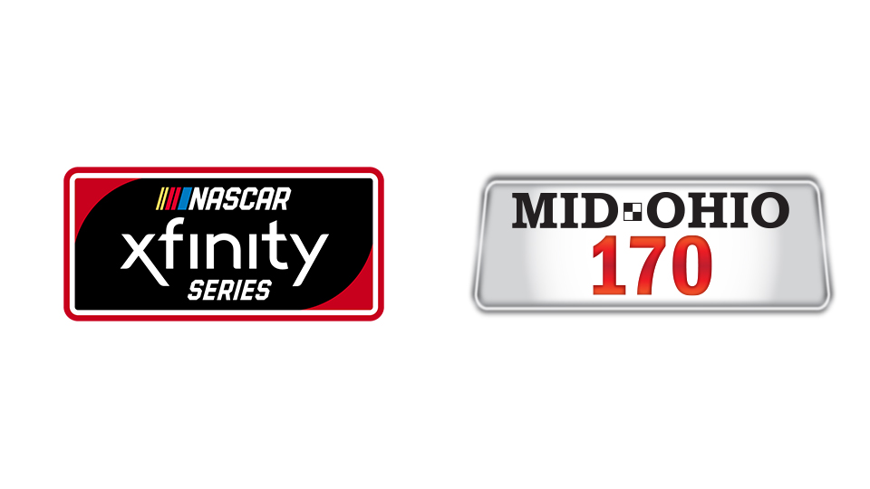 NASCAR Xfinity Series and Mid-Ohio 170 logos