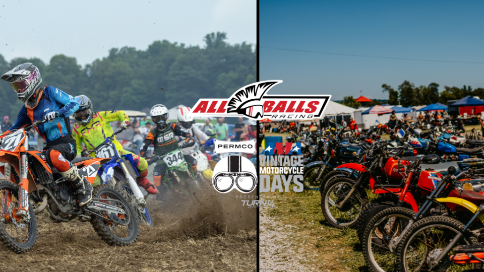 All Balls Racing Signs on as Swap Meet and Racing Sponsor for AMA Vintage Motorcycle Days