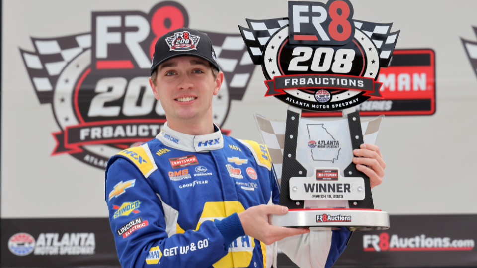Christian Eckes powers to overtime Craftsman Trucks victory at Atlanta