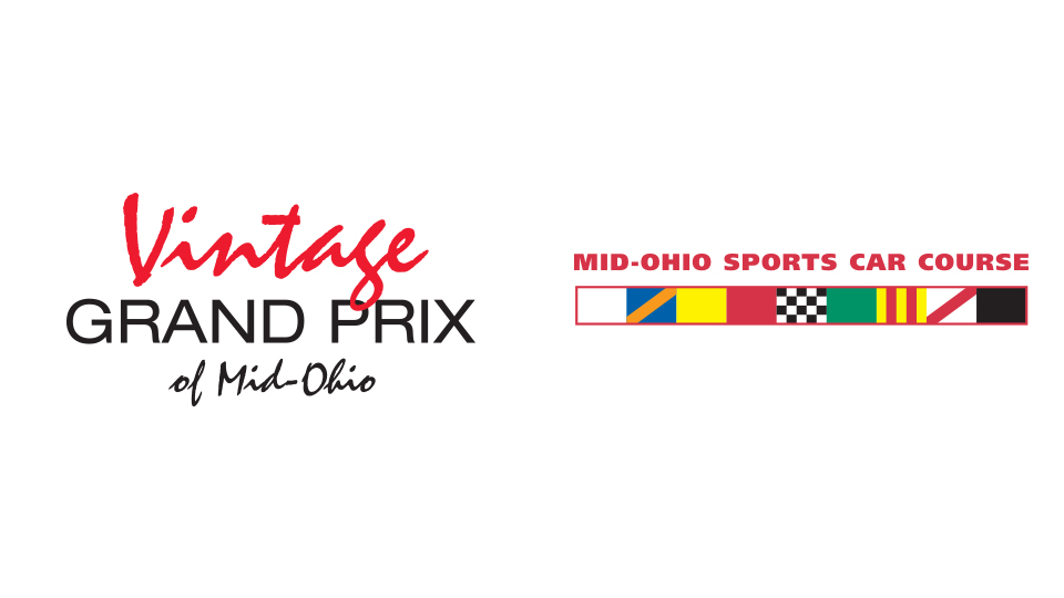 Vintage Grand Prix and Mid-Ohio sports Car Course Logos