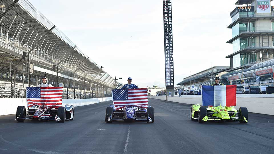 Starting row of the 2019 Indy 500